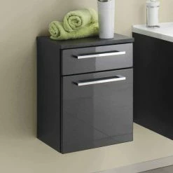 Hochglanz Wand Unterschrank Rioni Für Badezimmer