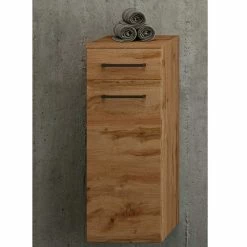 Holzoptik Bad-Unterschrank Stehend Oder Hängend - Arazony