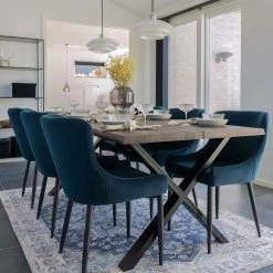 Industrial Essgruppe 200x95 Set - Paddock (siebenteilig)