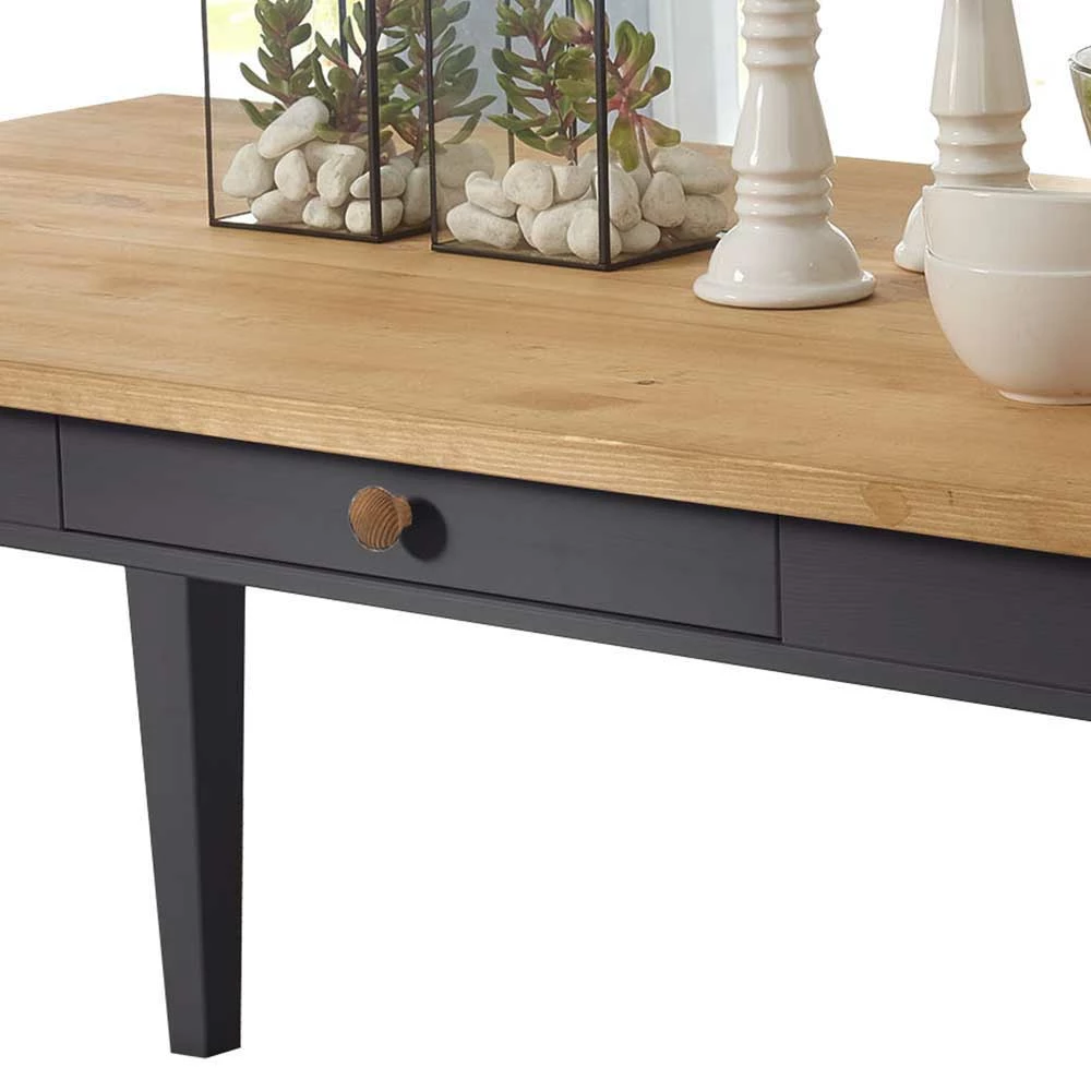 Landhaus Holz Essgruppe In Grau - Ustricia (siebenteilig) – Bild 4