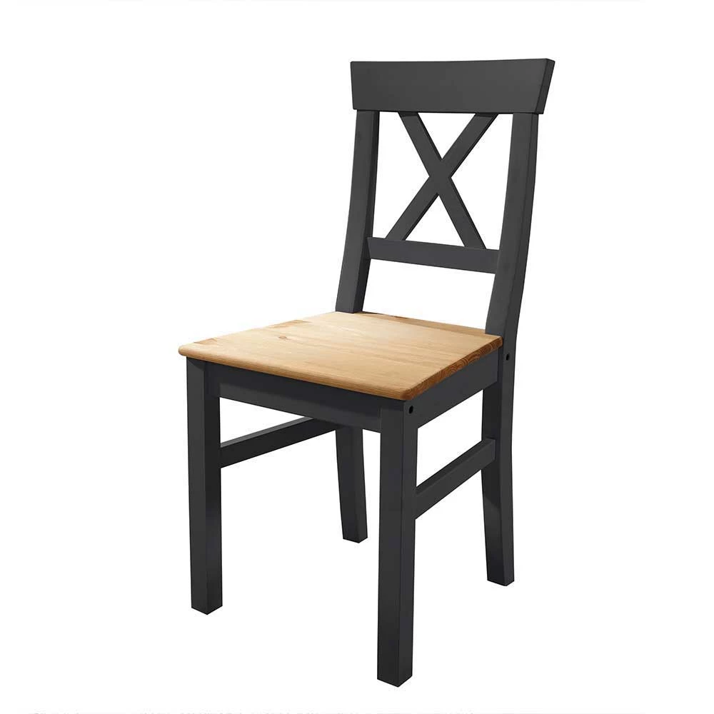 Landhaus Holz Essgruppe In Grau - Ustricia (siebenteilig) – Bild 5