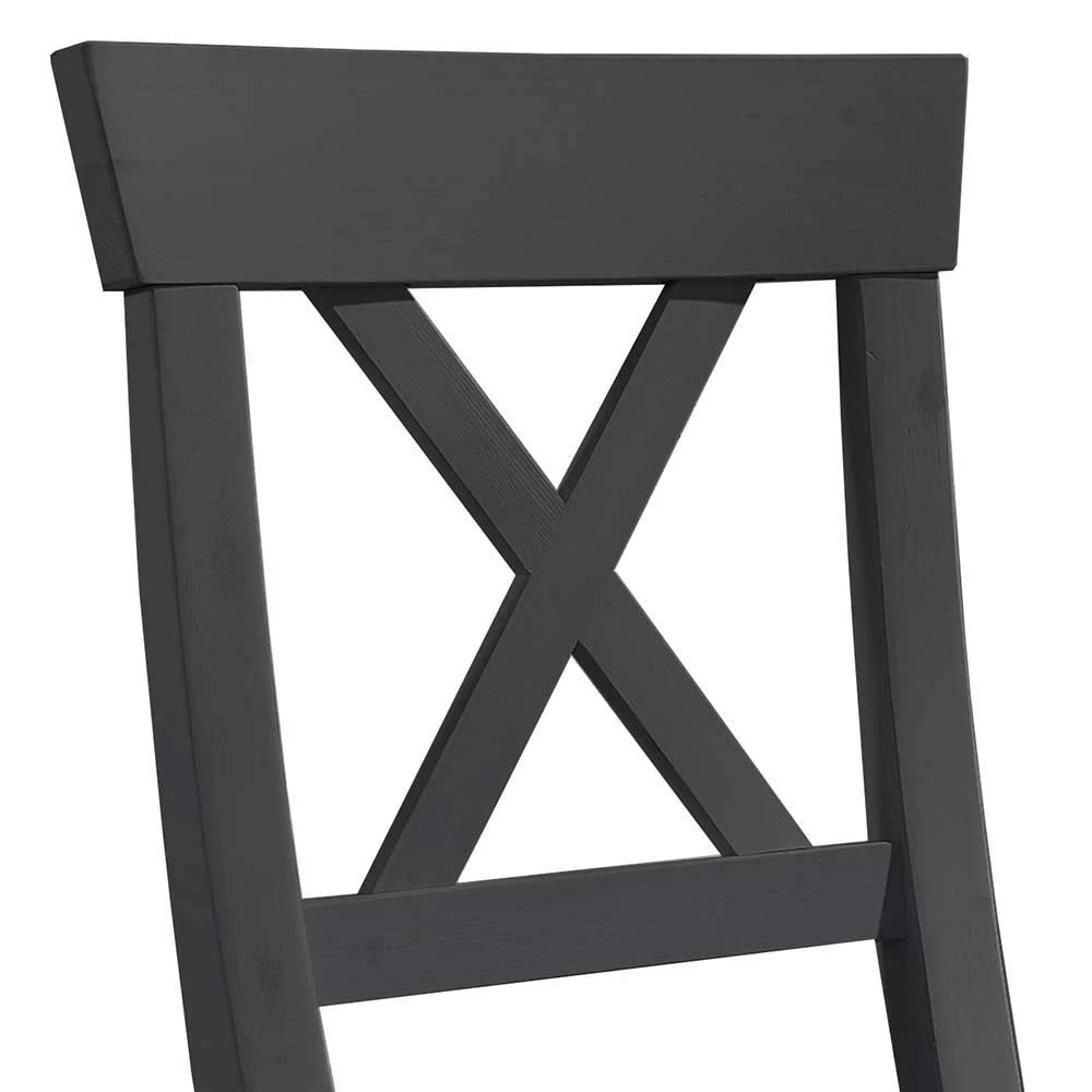 Landhaus Holz Essgruppe In Grau - Ustricia (siebenteilig) – Bild 6