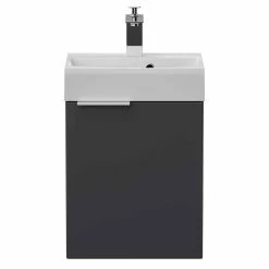 Moderner Waschplatz Schmal Für Gäste-Bad - Apel