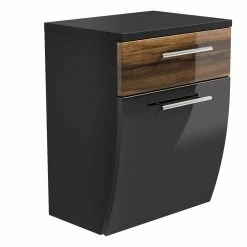 Schmaler Bad Unterschrank Lieda Mit Schublade Und Klappe