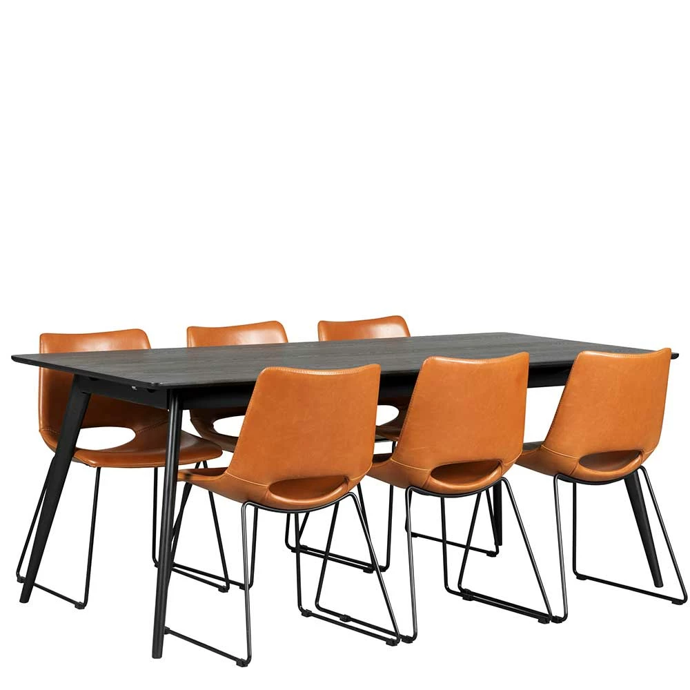 Set Retro Tisch & Stühle - Vartana (sechsteilig) – Bild 6