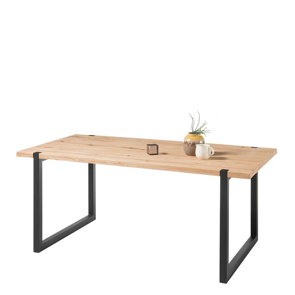 Set Tisch & Stuhlgruppe Mit Armlehnen - Magic (siebenteilig) – Bild 3