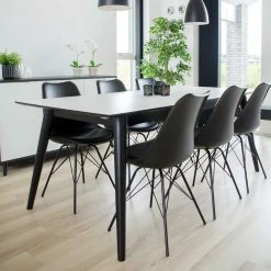 Skandi Essgruppe In Schwarz & Weiß - Ilagra (siebenteilig)