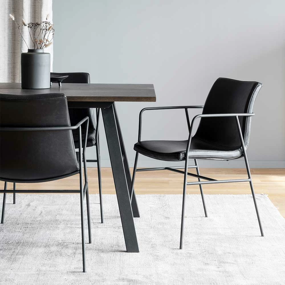 Tisch Gruppe Für Sechs Personen - Addison (siebenteilig) – Bild 2