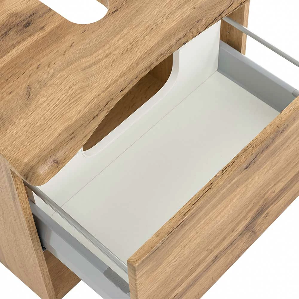 Unterbeckenschrank Mit Baumkante Holzdekor - Tofias – Bild 5