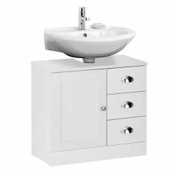 Unterbeckenschrank Mit Drei Schubladen & Tür - Gorgona