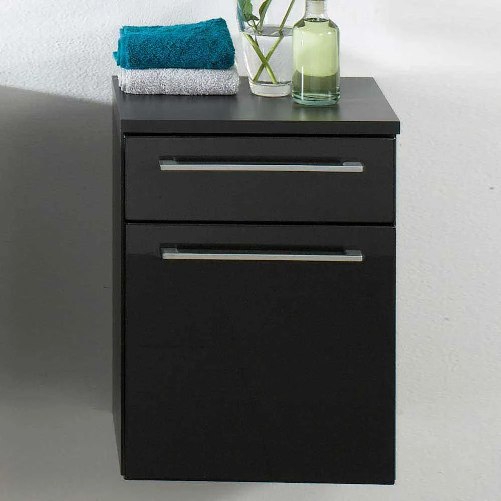 Wand-Unterschrank Bad Zenvis In Hochglanz Anthrazit – Bild 3