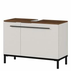 Waschbecken Unterschrank In Hellgrau - Dolida