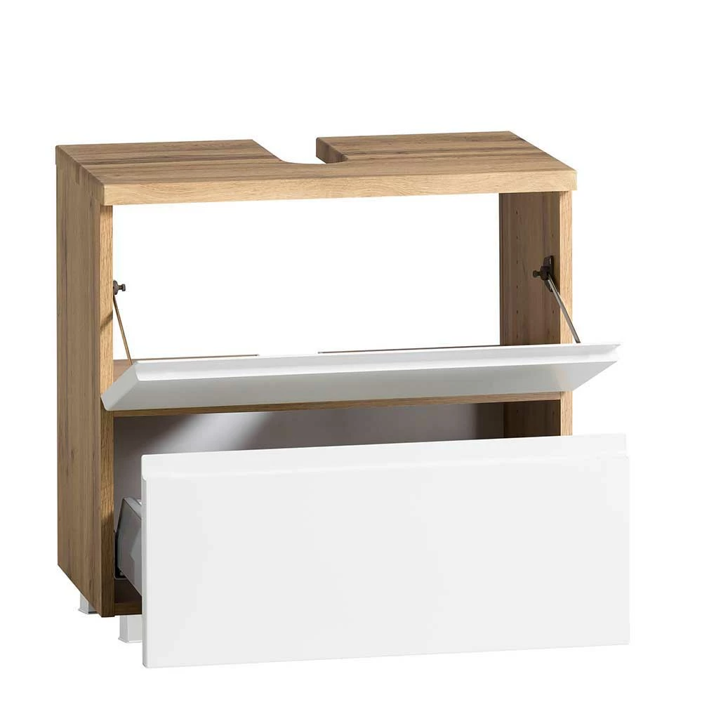 Waschbecken Unterschrank Mit Klappe & Schublade - Eight – Bild 4