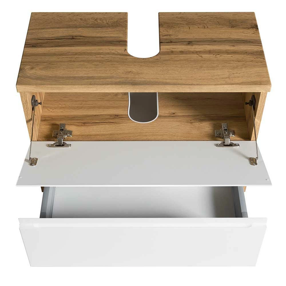 Waschbecken Unterschrank Mit Klappe & Schublade - Eight – Bild 5