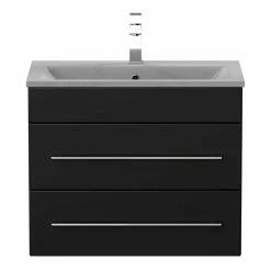 Waschkonsole Mit Becken In Beton Optik - Sernato