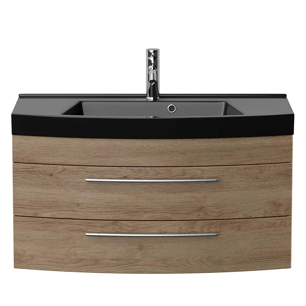 Waschkonsole Mit Schwarzem Einlassbecken - Curtici – Bild 3