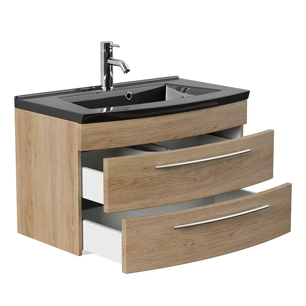 Waschkonsole Mit Schwarzem Einlassbecken - Curtici – Bild 4