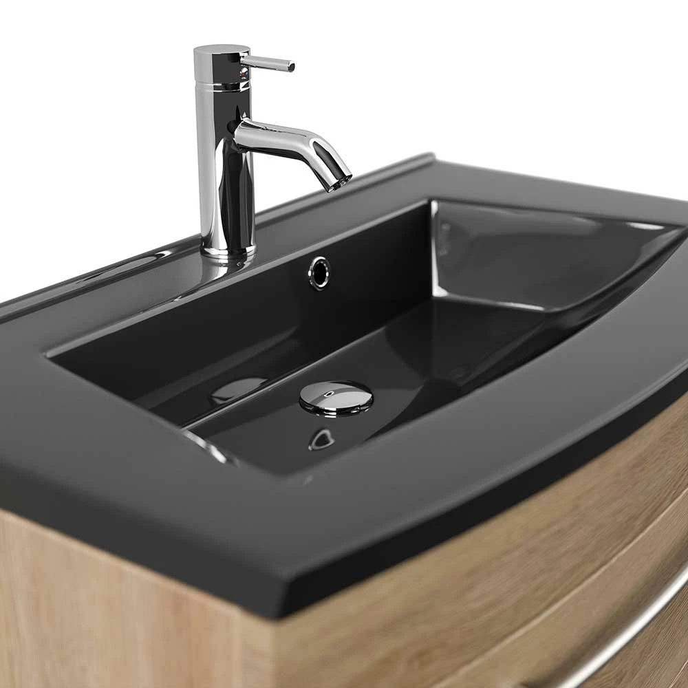 Waschkonsole Mit Schwarzem Einlassbecken - Curtici – Bild 5