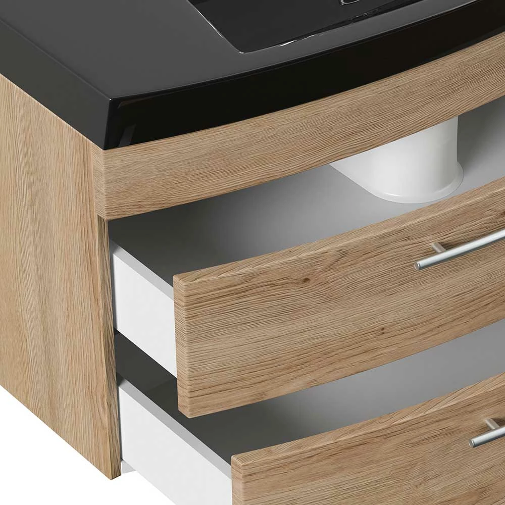 Waschkonsole Mit Schwarzem Einlassbecken - Curtici – Bild 6