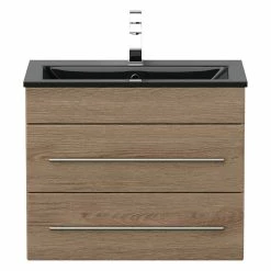 Waschtisch Mit Schwarzem Einlasswaschbecken - Matteov