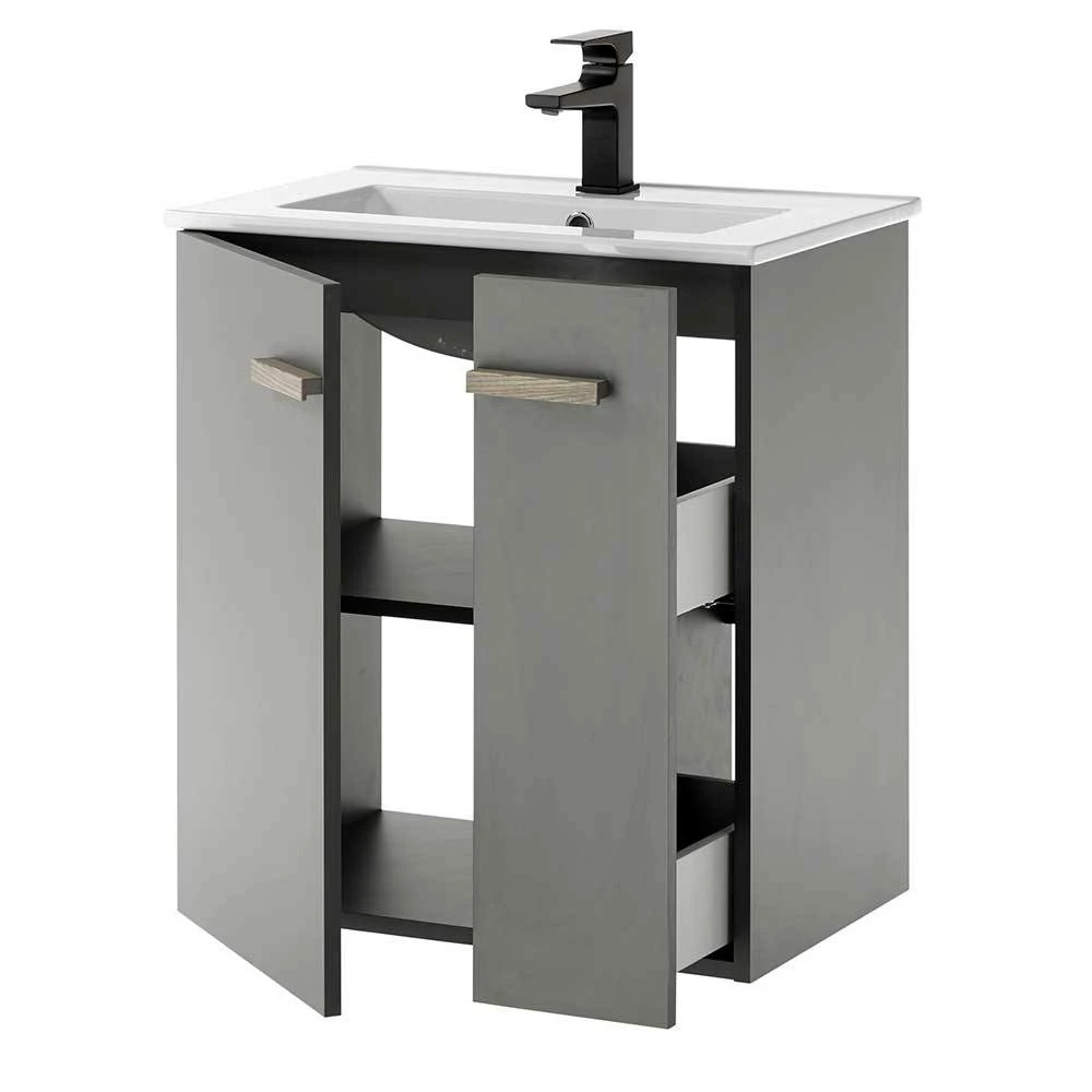 Waschtisch Mit Tür & Auszug - Inlenzia – Bild 4