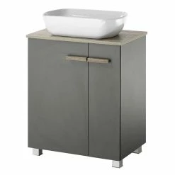 Waschtischkonsole In Anthrazit - Inlenzia