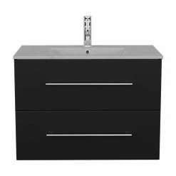 Waschtischkonsole In Schwarz - Boulogne