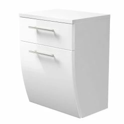 Weißer Hänge-Unterschrank Klaudios Mit Schublade Und Klappe