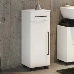 Weißes Badschränkchen 30x84 Cm - Maney